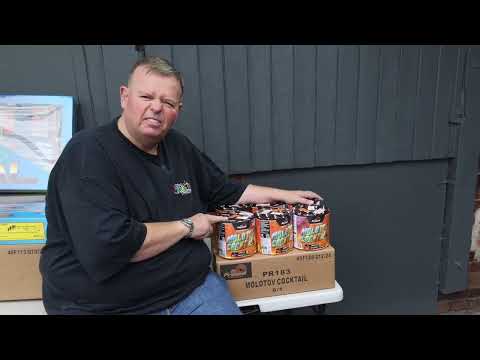 Molotov Cocktail firework demo by Primed Pyrotechnics
