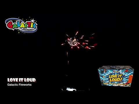 Love It Loud firework, firing demo