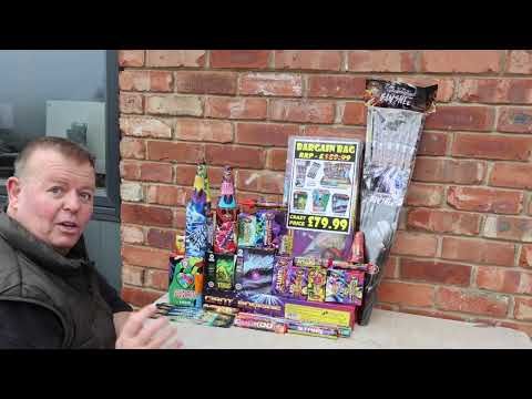 Giant Bonfire Bargain Bag, firing demo