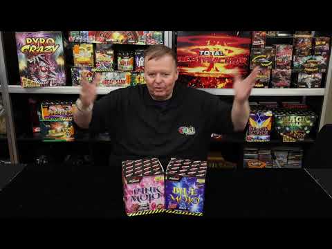 Blue Mojo & Pink Mojo firework demo by Primed Pyrotechnics
