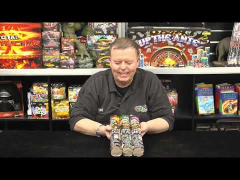 Attack Candles 56-shot barrage demo by Cube Fireworks