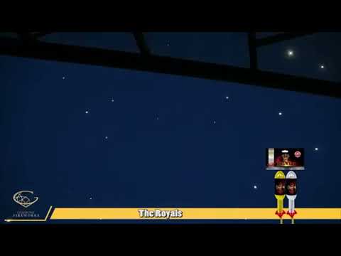 The Royals firework, firing demo