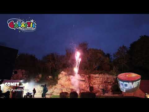 Comet firework demo by Evolution Fireworks