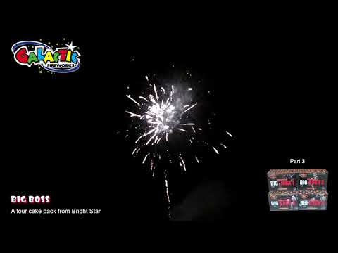 Big Boss Cake Pack firework demo by Bright Star