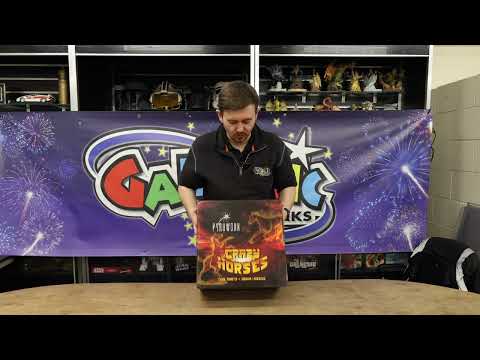 Crazy Horses firework demo by Pyroworx