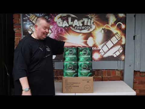 Cannonade firework demo by Evolution Fireworks