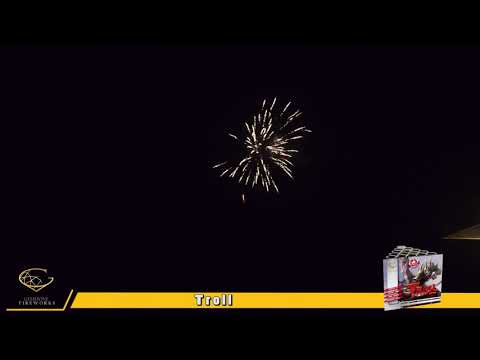 Troll firework, firing demo