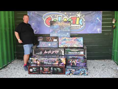 All In Pack compound firework, firing demo