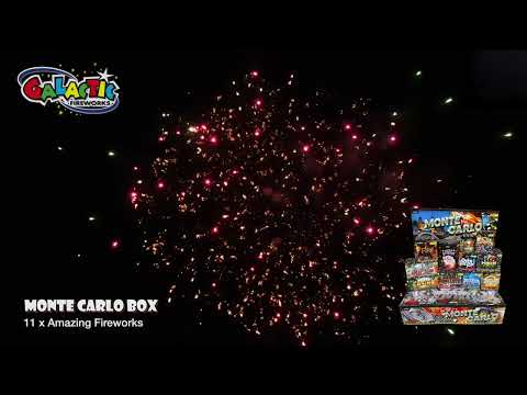 Full display video of the Monte Carlo pack being fired in sequence.