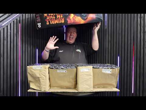 Rumble In The Jungle compound firework walkthrough — 246-shot fanned compound by Evolution Fireworks