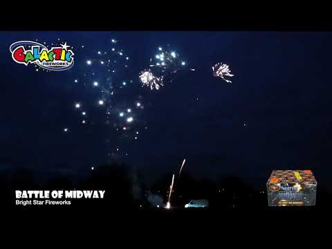 fireworks are lit up in the night sky