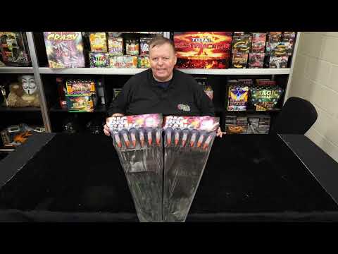 Big Bang Rockets pack display footage by Evolution Fireworks