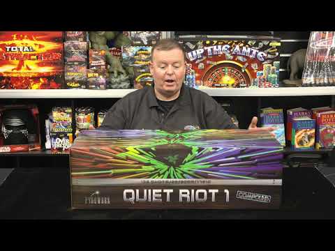 Quiet Riot firework, firing demo
