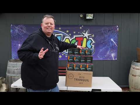 Tranquil firework demo by Evolution Fireworks