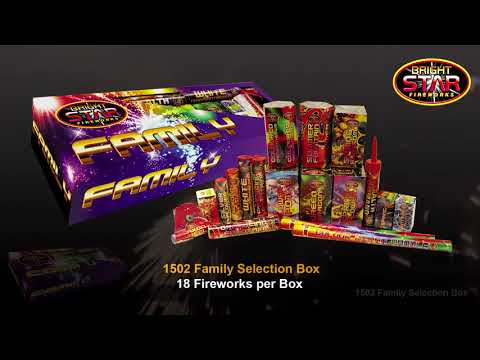 Family Bargain Bag firework demo by Galactic Fireworks