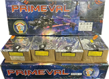 Primeval 398-shot fanned F3 compound firework by Brothers Pyrotechnics