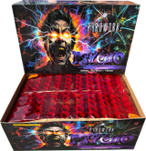 Psycho 100-shot fanned finale compound firework by Pyroworx