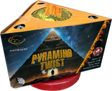 Pyramid Twist fountain by Gemstone Fireworks emitting spinning sparks.