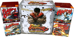 Pyro Fighter pack of 4 fireworks by Pyroworx including Sonic Boom and Hadoken.