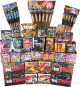 Pyro Party Pack 46-piece complete display firework pack by Galactic Fireworks