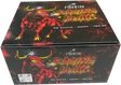 Raging Bull 68 shot cake by Pyroworx firing rapid multi-coloured stars.