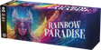 Rainbow Paradise 60-shot fanned cake firework by Evo Fireworks