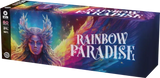 Rainbow Paradise 60-shot fanned cake firework by Evo Fireworks