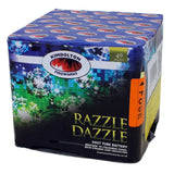 Razzle Dazzle 49-shot F2 cake firework by Kimbolton