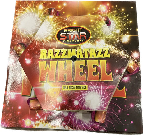 Razzmatazz low-noise Catherine wheel firework by Bright Star