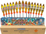 Rocket Alamo by Brothers Pyrotechnics, 15-pack crate of giant 1.3G F3 rockets including King Reborn and Space X