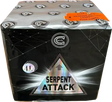 Serpent Attack firework cake by Galactic Fireworks