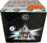 Serpent Attack firework cake by Galactic Fireworks