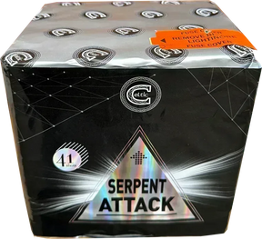 Serpent Attack firework cake by Galactic Fireworks