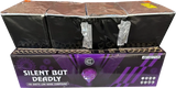 Silent But Deadly 169-shot fanned low-noise F3 compound firework by Celtic