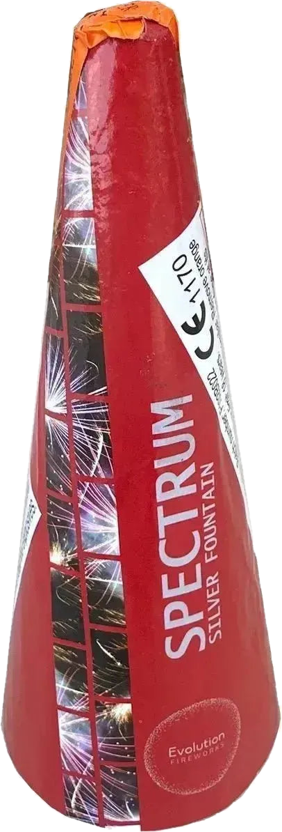 Silver Conic Spectrum by Evo Fireworks