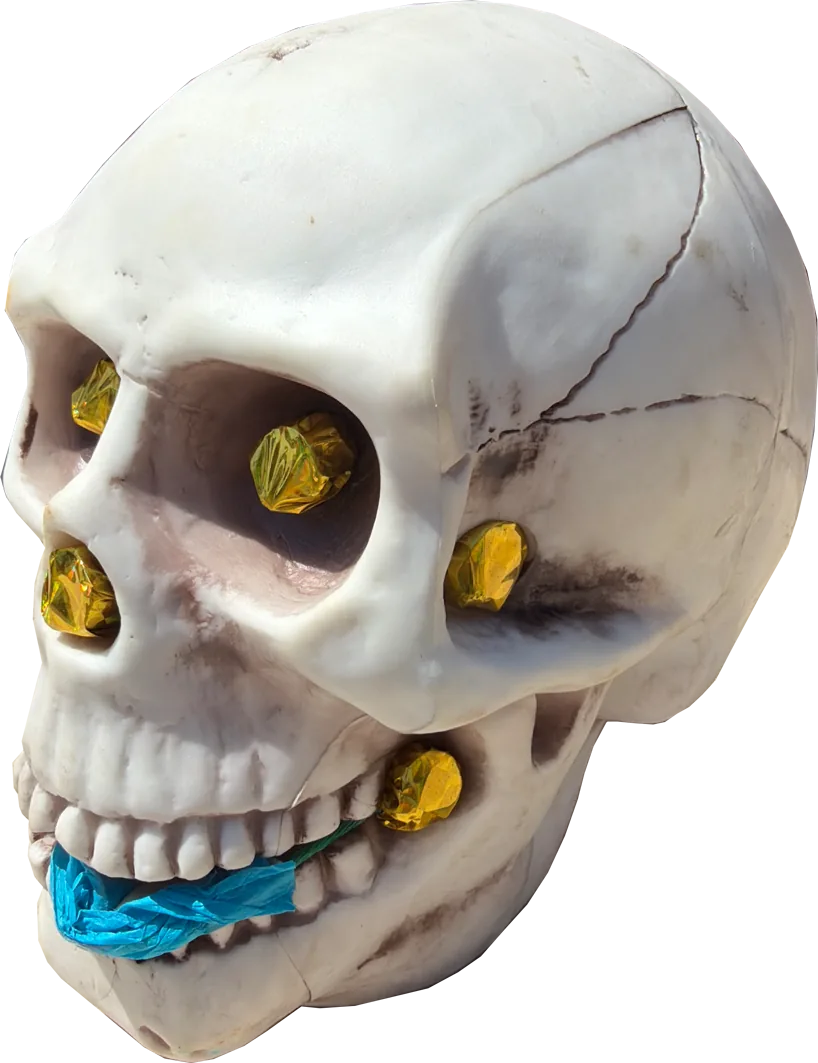 Skull fountain firework by Gemstone
