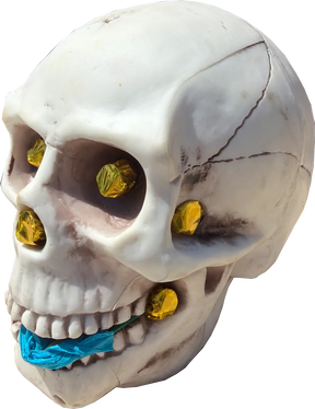 Skull fountain firework by Gemstone