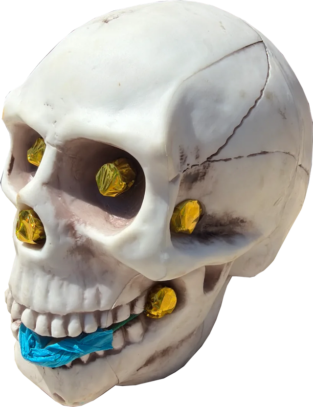 Skull fountain firework by Gemstone