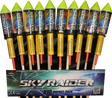Sky Raider 10-pack F3 rockets by Primed Pyrotechnics