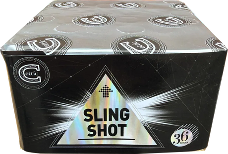 Sling Shot firework cake by Galactic Fireworks