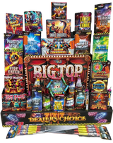 The Snake Charmer Pack containing 37 individual fireworks from Dealer's Choice and Big Top.