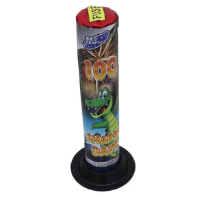 Snappy Days 100-shot F2 candle firework by Sky Crafter