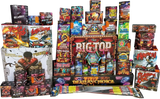 The Sonic Boom Pack containing 52 fireworks displayed in a large group.