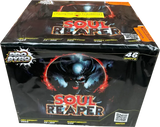 Soul Reaper 46 shot single ignition barrage by Cube Fireworks.