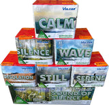 Sound Of Silence 6-cake low-noise F2 cake pack firework by Vulcan