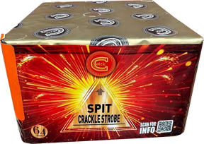 Spit, Crackle, Strobe firework cake by Galactic Fireworks