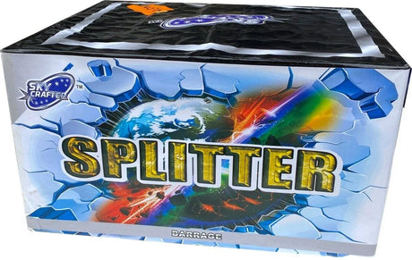 Splitter 100-shot fanned low-noise F3 cake firework by Sky Crafter