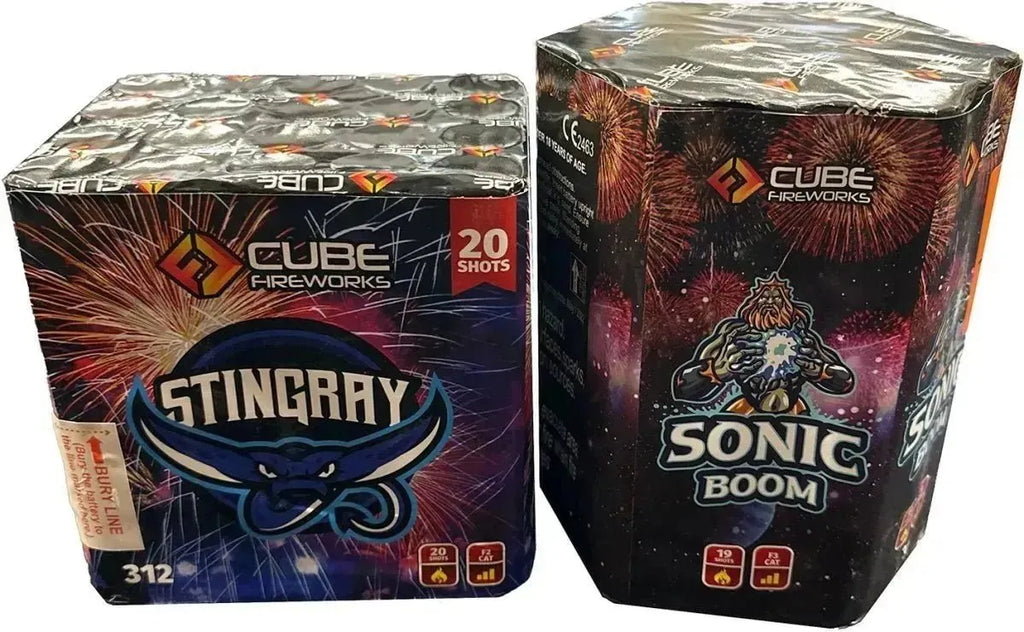 Stingray & Sonic Boom by Cube Fireworks