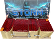 Storm 208 shot compound firework by Pyroworx in packaging.