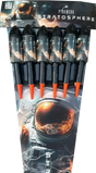 Pack of 6 Stratosphere rockets by Pyroworx in packaging.